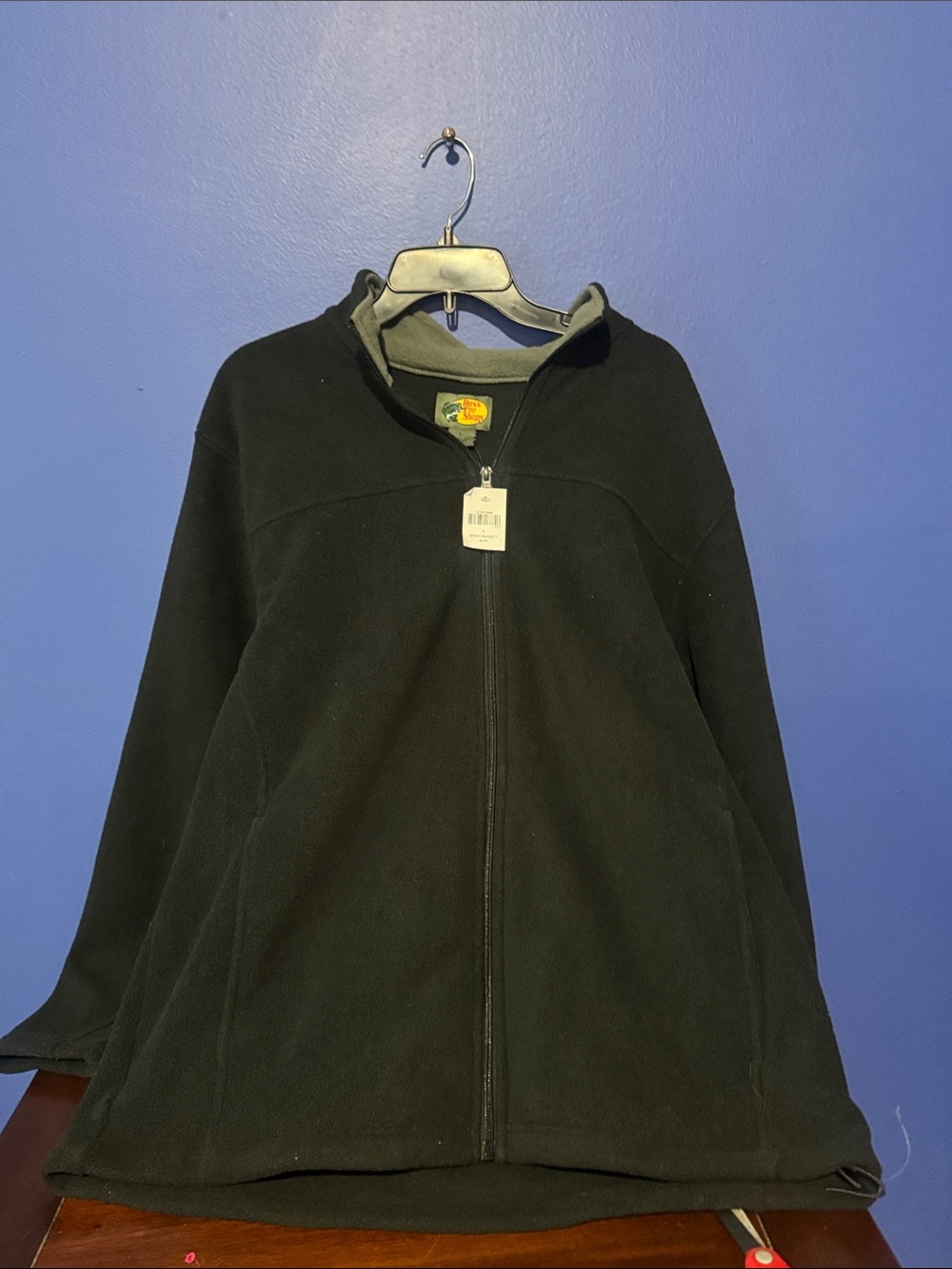 Bass Pro Black Full-Zip Puffer-Style Jacket